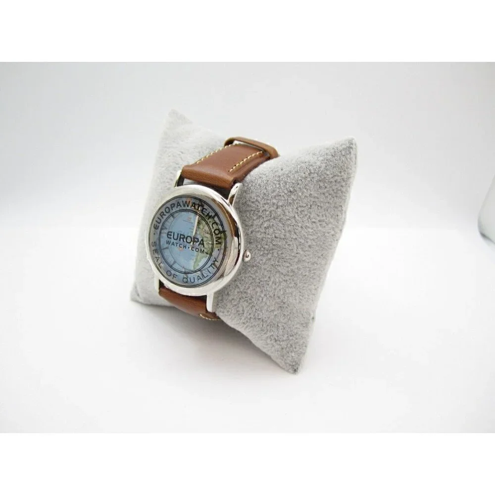 Women Europa Holland America Quartz WR Analog Dial Causal Round Watch (G235)